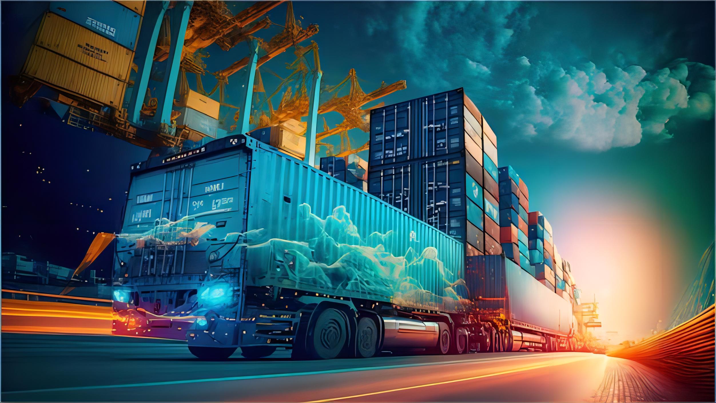 Case study visualization for shipping routes