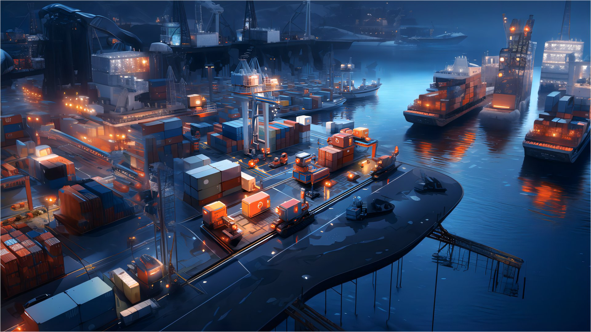 Logistics professional reviewing customs documentation