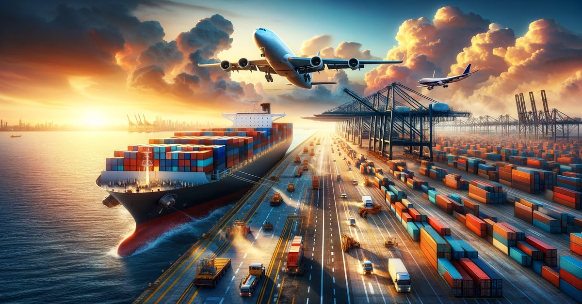 Comparison chart showing shipping methods from China to global destinations